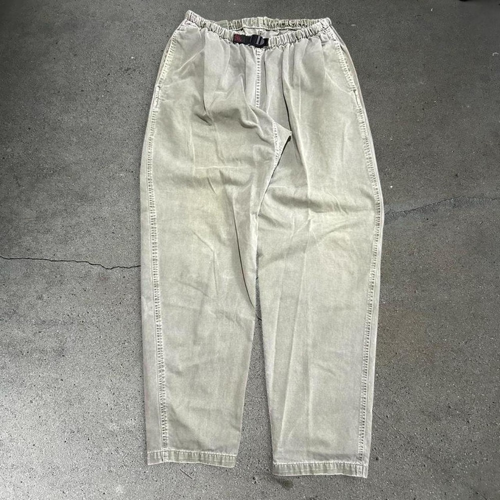 Vintage men's Gramicci sage green baggy tapered skater pants Size XL